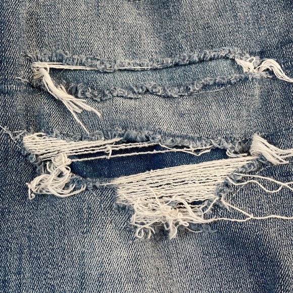 American Eagle Patched Jeans Size 0 - Picture 3 of 11